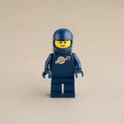 LEGO DARK EARTH BLUE HELMET CLASSIC SPACE SPACEMAN RETRO MINIFIGURE ASTRONAUT