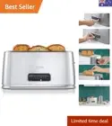 Arise Long Slot 4-Slice Toaster | Toast Various Bread Types, LED Countdown Ti...