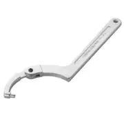 Adjustable Hook Wrench C Spanner 32-76mm Round Head Tool for Nuts