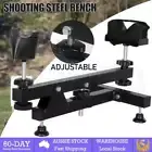 Adjustable Shooting Steel Bench Gun Rifle Range Shooting Rest Steady Stand New