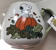 Peanuts~Snoopy “SITTING ON A PUMPKIN”~16Oz.~Ceramic Cup~NEW~2024~FAST SHIPPING