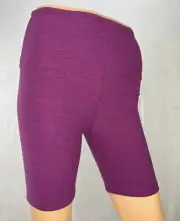 Beyond Yoga Spacedye High-Waisted Biker Shorts Women's NWT SM Boysenbery Heather