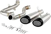 Motorcycle Exhaust Muffler With Header Link Pipe Slip - on For Ducati For StreetFighter V4 2020-2022 Full Mufflers Exhaust