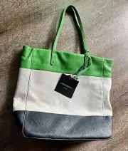 Cynthia Rowley Tri Color Genuine Leather Purse