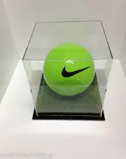 Soccer Football A-League Display Case Acrylic Perspex with Synthetic Grass SALE