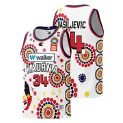 Adelaide 36ers Mens Dejan Vasiljevic 2024/25 Indigenous Basketball Jersey