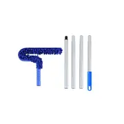 1 Set Flexible Duster Brush with Bendable Handle for Ceiling Fan Cleaning