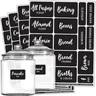 Talented Kitchen 128 Pcs Chalkboard Pantry Labels for Kitchen Organization
