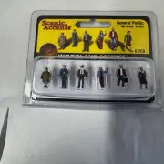 People Figures Set of 16 HO Scale Model Railway Woodland Scenics