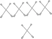[WRITWAA] 10pcs Men Shirt Collar Bar Suit Stay for Neckties Lightweight Easy to Use for Formal Wear Birthdays Anniversaries Father Day