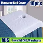 10pcs Cotton Beauty Bed Sheet SMS Massage SPA Salon Table Cover Face Hole Towel