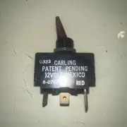 CARLING 8-0752-007 3 PIN TERMINAL ON OFF LIGHTED TOGGLE SWITCH