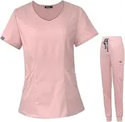 [Frediuo] Uniform Scrub Set,Nurses Day Gift,Breathable,Nursing Workwear,for Pet Grooming