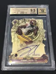 2013 Topps Finest JORDAN REED Atomic Superfractor Rookie Auto 1/1 BGS 9.5/10