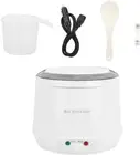 1.6L Mini Rice Cooker, 30 Minutes (2 Cups) Portable Travel Steamer Small, Remova