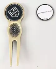 NHL Golf Divot Repair Tool + Ballmark Los Angeles Kings Bronze Tool