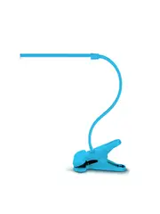 Izzy 1 Light LED Adjustable Clamp Lamp in Blue