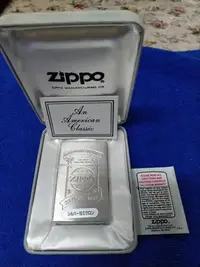 在飛比找Yahoo!奇摩拍賣優惠-1932 replica 稀有鍍銀10um zippo