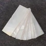 10Pcs Inlay Material White Mother of Pearl Shell Blanks Rectangle Inlay Material compatible with Guitar