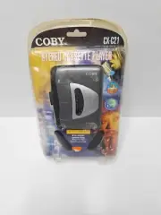 COBY CASSETTE WALKMAN Ultra Compact W/Headphones NEW Vintage