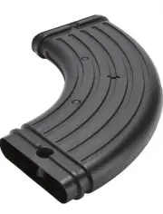 AMERIMAX Adjustable Elbow For LP Extension Gutter Drain Spout Black 1061860 NEW
