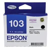 在飛比找樂天市場購物網優惠-Epson 103 C13T103150 黑色高容量XL墨水