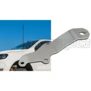 Fits Ford Ranger PX Bonnet Hinge Mount UHF CB Antenna Radio Bracket Stainless