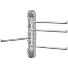 Wall-mounted Bath Towel Shelf Suction Towel Holder Towel Rack with for Hotels