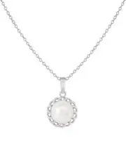 Splendid Pearls 7-7.5mm Pearl Dangle Set