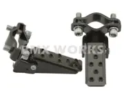 ProBMX Steel Foldable Foot Step Pegs - Black - Pair - Suit Old School BMX