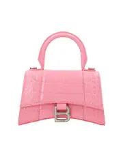 Balenciaga Hourglass XS Top Handle Bag in Pink