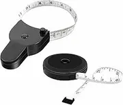 KEWAYO 2 Pcs Body Tape Measure Retractable Measuring Tape, for Body Fabric Sewing Tailor Cloth Knitting Craft Measurement, Dual Sided 60in/150cm Soft Tape Measur