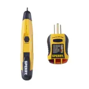 Instruments STK001 Non-Contact Voltage Tester (VD6504) & GFCI Outlet / Recept...