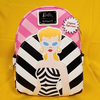 Loungefly Barbie 65th Anniversary Original Style Icon Mini Backpack NEW