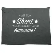 Not Short Just Concentrated Awesome - Funny Novelty Soft Sport Microfiber Towel