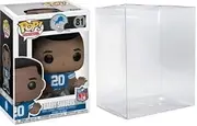 Funko Barry Sanders (Detroit Lions) NFL Legends Pop! Vinyl Figure (Bundled with Compatible Box Protector Case), Multicolor, 3.75 inches