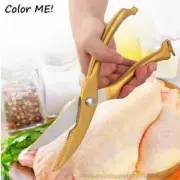 Kitchen Scissors Heavy Duty SS Chef Knife Chicken Bone Food Cutting Rust Proof