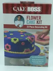 CAKE BOSS NEW Flower Cake kit 25 pieces - NIB Decorate Like A Pro