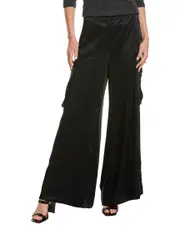TOCCIN Maia Satin Cargo Pant 0 Black