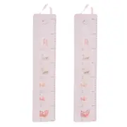 2PK Gibson Gifts Little One Dots Growth Chart Wall Hanging Kids Milestone Ruler