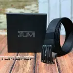 TUMI AUTO LOCK BALLISTIC 尼龍藍色腰帶