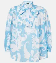 [Etro] Etro Printed cotton top AU 14 multicoloured