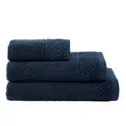 MyHouse Paros Bath Towel Collection - Navy - Bath Sheet