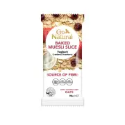 Go Natural Baked Muesli Slice Yoghurt Cranberry Strawberry 90g X 12