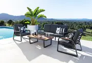 STROMBOLI 4 Piece Outdoor Lounge Setting