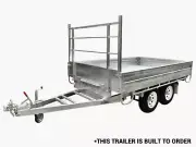 10×6.3 New Heavy Duty Tandem Flat Top / Bed Trailer 2800KG ATM Brisbane Qld