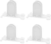 Abaodam 4Pcs Sliding Window Locks Safe Door Locks for Finger Pinch Protection Easy Installation Compatible with Various Doors and Windows Elegant Design for Home Safety