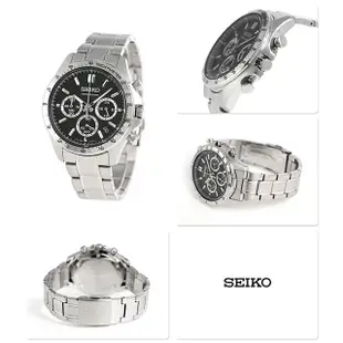 日本直送 Seiko精工SBTR013 不銹鋼計時石英男錶