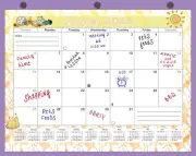 2023-2024 Academic Year 12 Months Student Calendar/Planner in Protective - v003