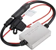 FM Signal Amplifier Anti-Interference Metal Car Antenna Radio Universal Auto FM Booster Amp Automobile Parts